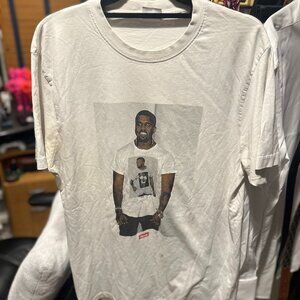 Kanye West T-Shirt Kanye wearing a T-shirt of Kanye wearing a T-shirt of Kanye